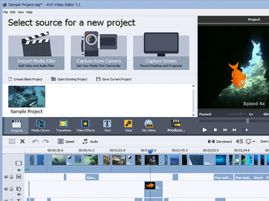 AVS Video Editor Screenshot 1