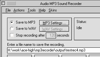 Audio MP3 Sound Recorder Screenshot 1