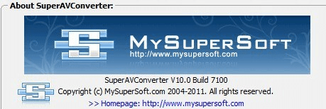 SuperAVConverter Screenshot 1