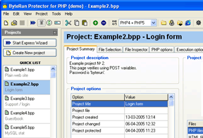 ByteRun Protector for PHP Screenshot 1