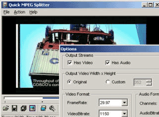 Quick MPEG Splitter Screenshot 1