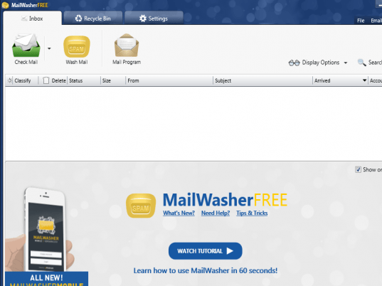 MailWasher Free Screenshot 1