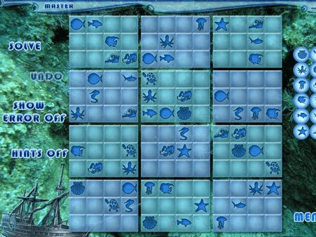 Blue Reef Sudoku Screenshot 1