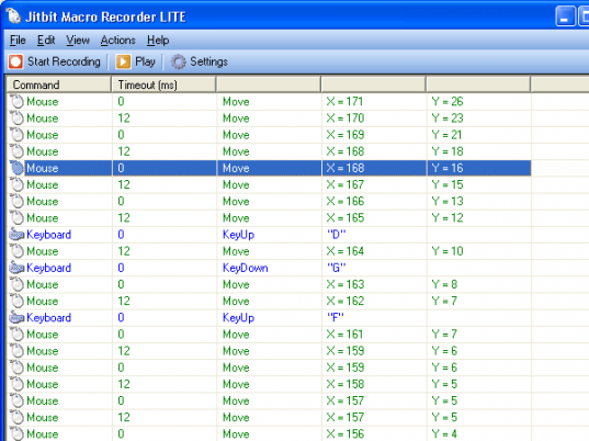 Jitbit Macro Recorder Lite Screenshot 1