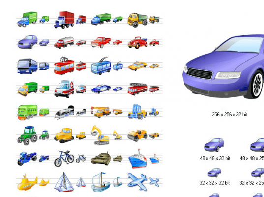 Transport Icon Set Screenshot 1