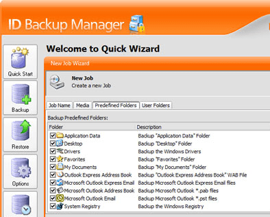 ID Backup Manager Screenshot 1