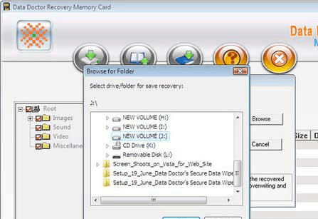Memory Card File Unerase Tool Screenshot 1