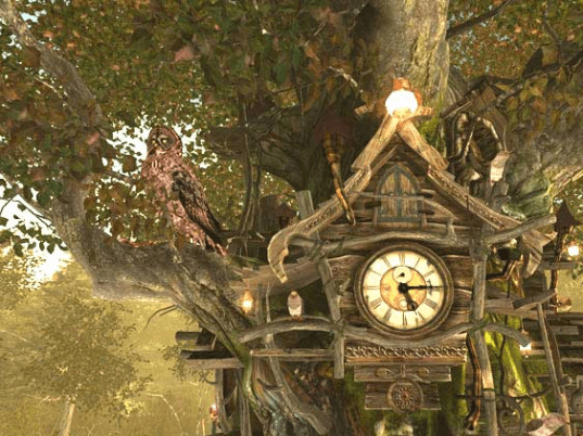 Cuckoo Clock 3D Screensaver Screenshot 1