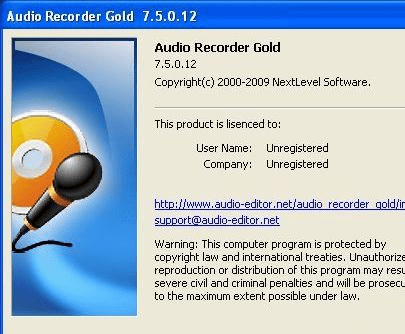 Audio Recorder Gold Screenshot 1