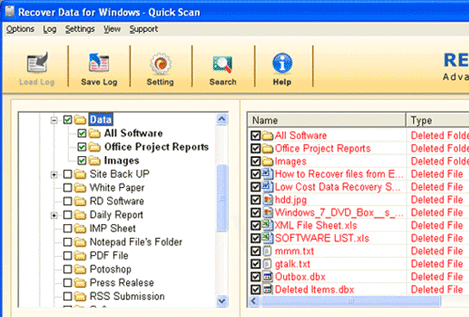 Windows 2003 Recovery Software Screenshot 1