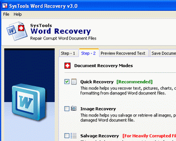 Word 2003 Text to 2007 Conversion Screenshot 1