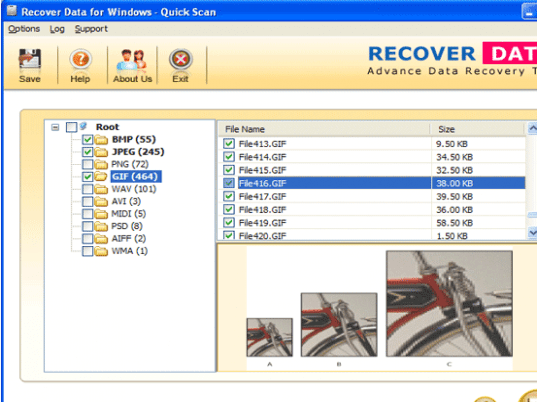 iPod Data Recovery Tool Screenshot 1
