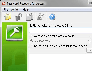 Password Recovery for Access Screenshot 1