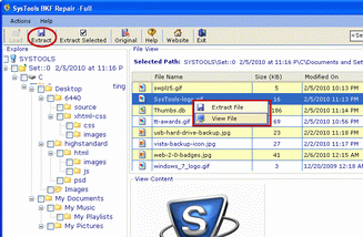 Recover Windows Backup Database Screenshot 1