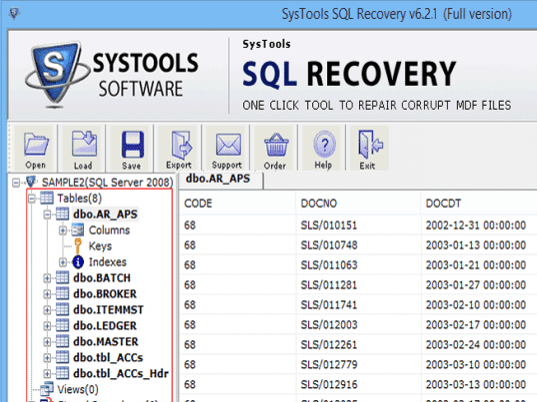 Complete MS SQL Repair Screenshot 1