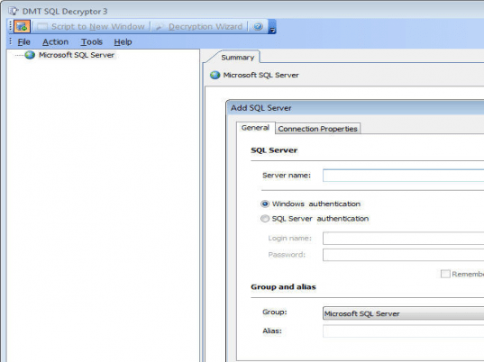 SQL Decryptor Screenshot 1