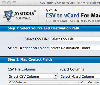CSV to vCard Screenshot 1