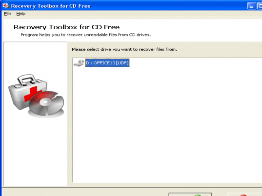 Recovery Toolbox for CD Free Screenshot 1