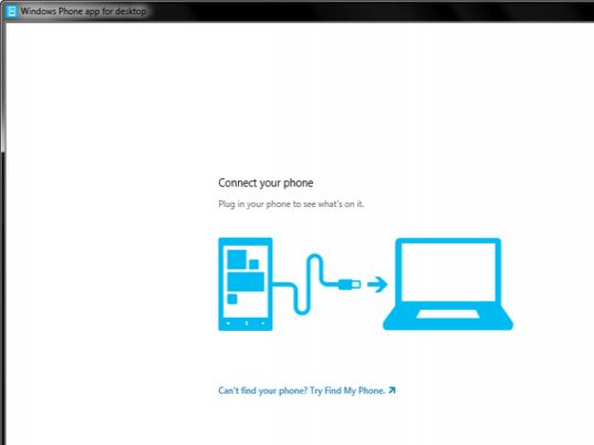 Windows Phone app for desktop Screenshot 1