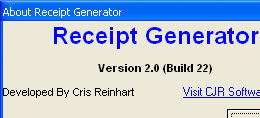 Receipt Generator Screenshot 1