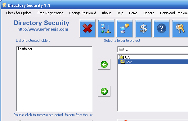 Folder Protector Screenshot 1