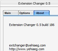 Extension Changer Screenshot 1