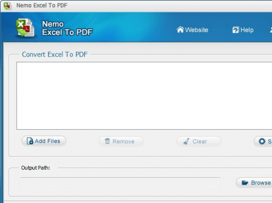 Nemo Excel To PDF Screenshot 1