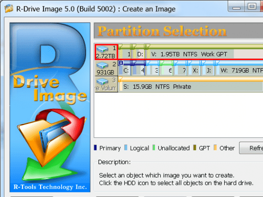 R-Drive Image Screenshot 1