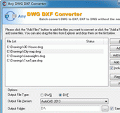 DWG to DXF Converter 012 Screenshot 1