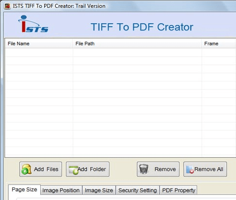 TIFF to PDF Conversion Screenshot 1