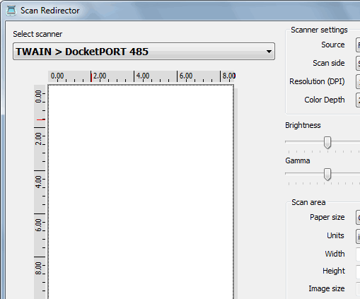 Scan Redirector RDP Edition Screenshot 1