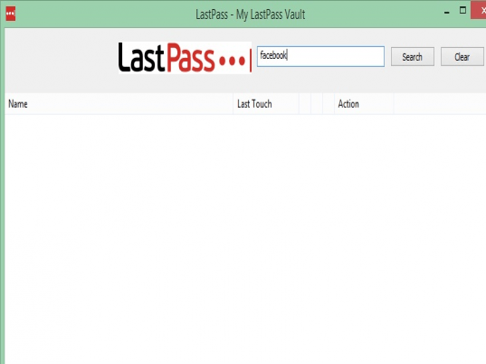 LastPass Screenshot 1