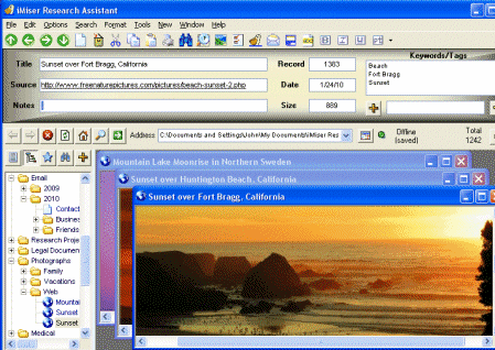 iMiser Research Assistant Screenshot 1