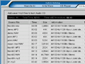 Audio2x CD Workshop Screenshot 1
