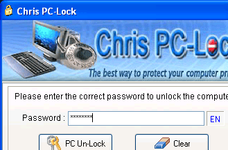 Chris PC-Lock Screenshot 1