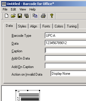 Bokai Barcode Image Generator for Office Screenshot 1