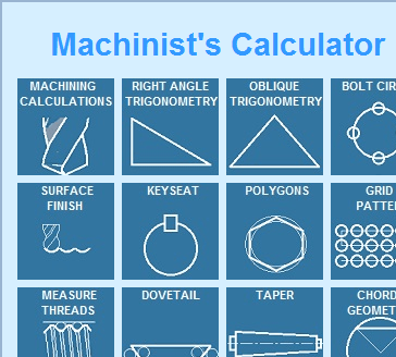 Machinist Calculator Screenshot 1