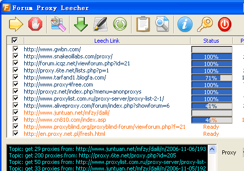 Forum Porxy Leecher Screenshot 1