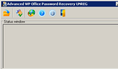 Advanced WordPerfect Office Password Recovery Screenshot 1
