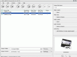 Ultra MPEG Converter Screenshot 1
