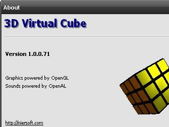 3D Virtual Cube Screenshot 1