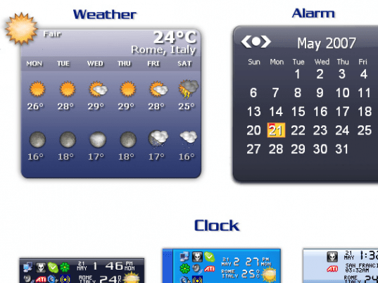 Weather Clock Screenshot 1