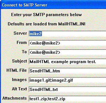 SMTP/POP3 Email Engine for FoxPro Screenshot 1
