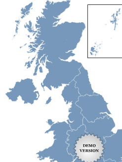 Golden UK Map Screenshot 1