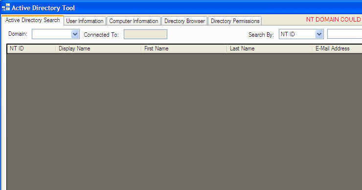 Active Directory Tool Screenshot 1