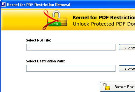Kernel for PDF Restriction Removal Screenshot 1