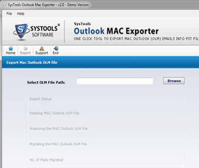 Transfer Mac Outlook 2011 Mail Screenshot 1