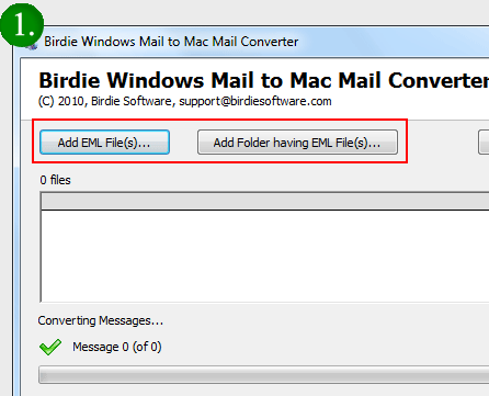 Convert Emails from Windows to Mac Screenshot 1
