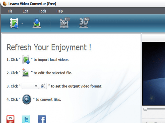 Leawo Free MKV to iPod Converter Screenshot 1