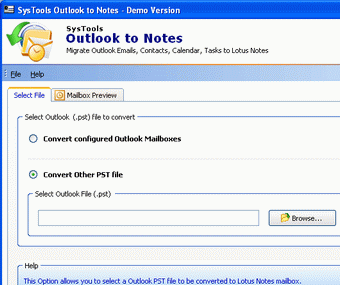 Convert MS Outlook Email to Notes Screenshot 1